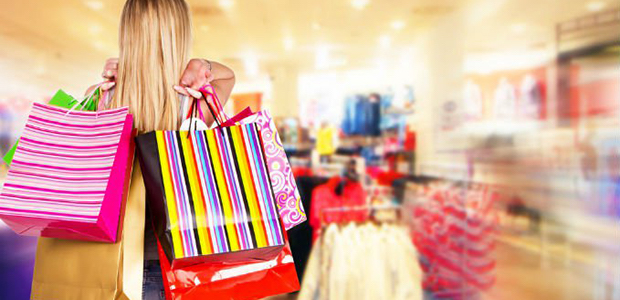 woman shopping bags