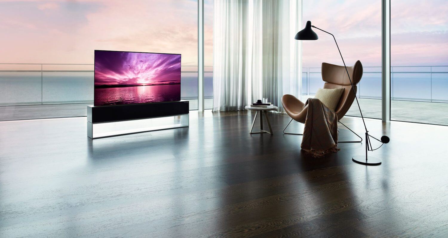 LG Signature OLED R Rollable TV