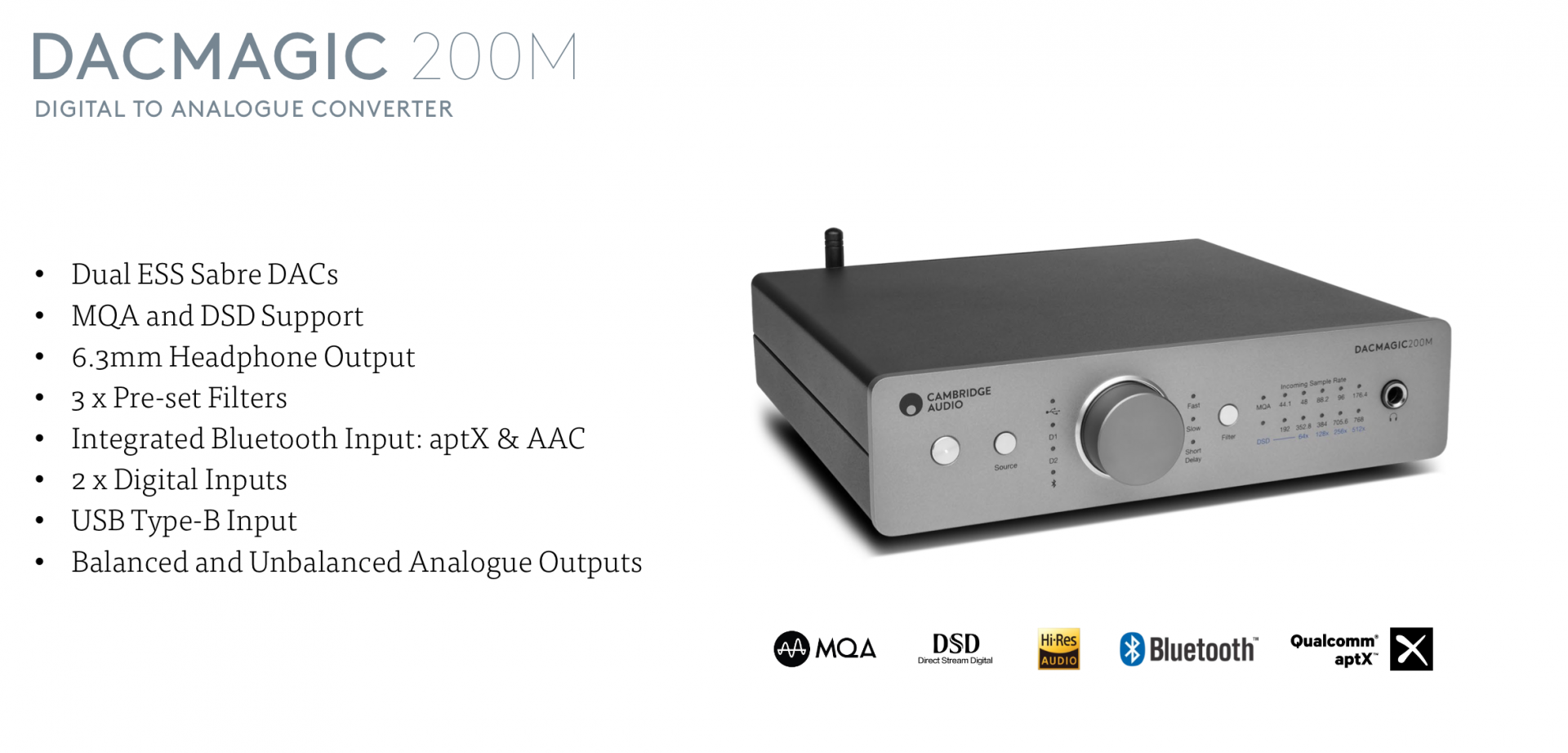 Cambridge Audio launches flagship DacMagic with MQA support - Wifi Hifi  Magazine