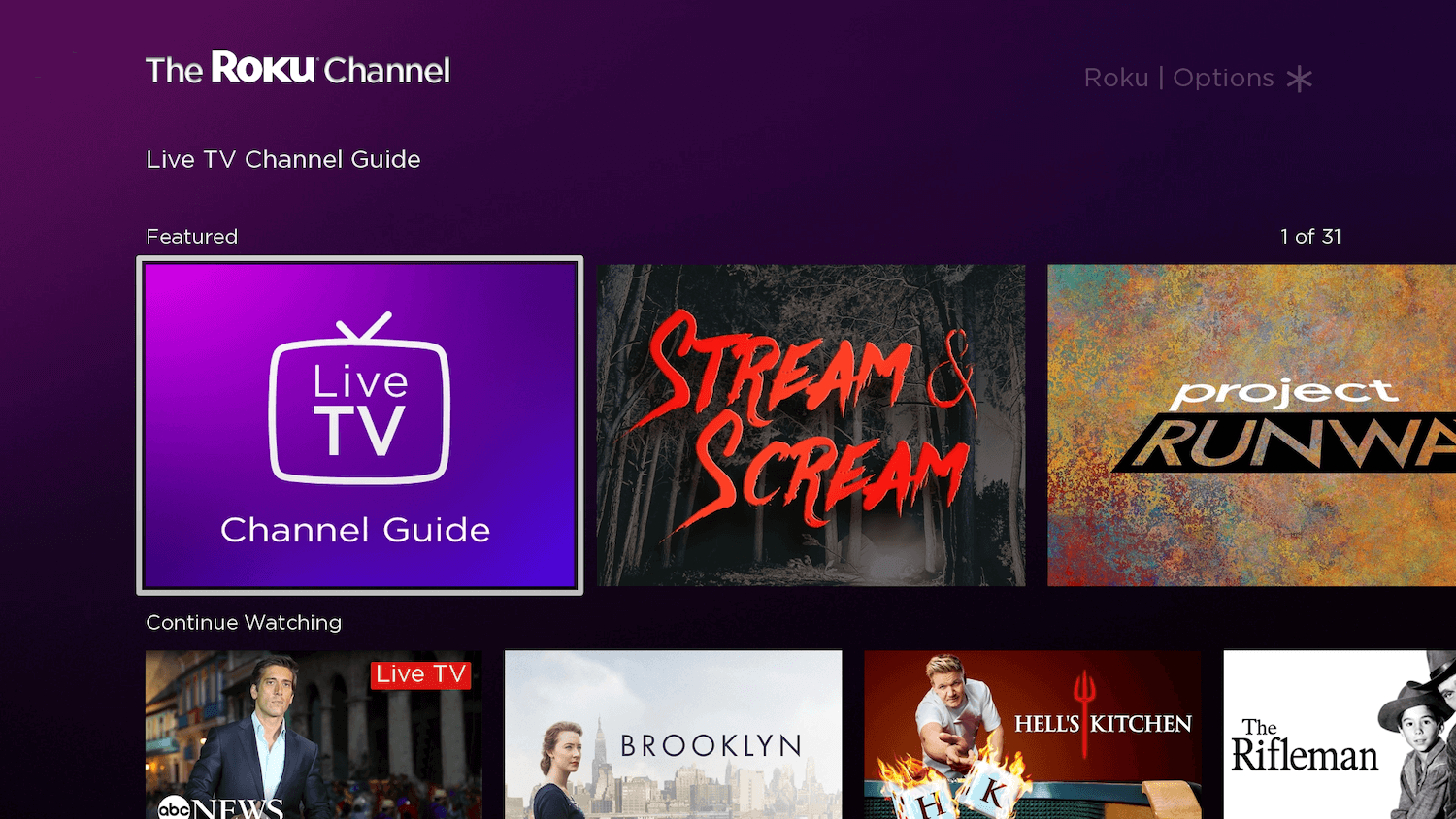 Roku free live online tv channels