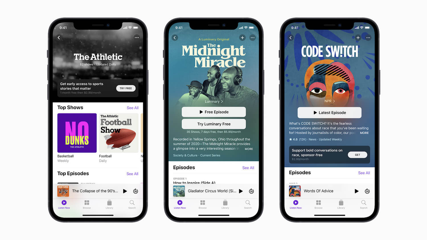 Apple Podcast subscriptions