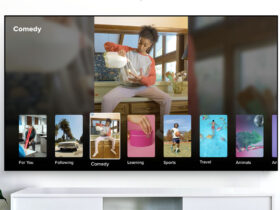 TikTok app on Samsung smart TV