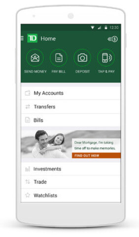 TD Bank app