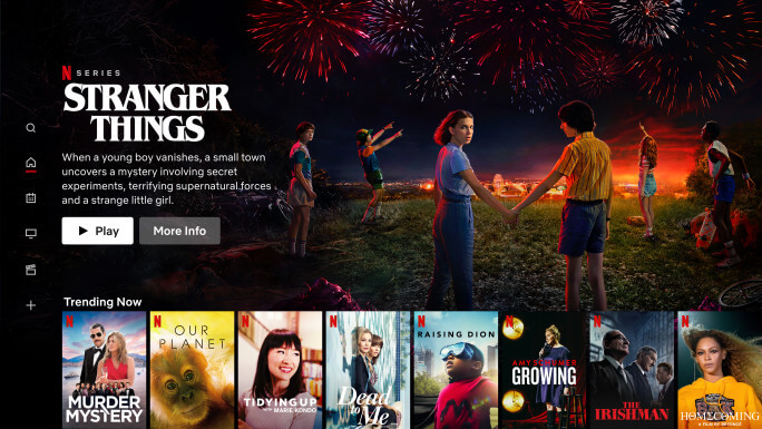 Netflix UI 2022