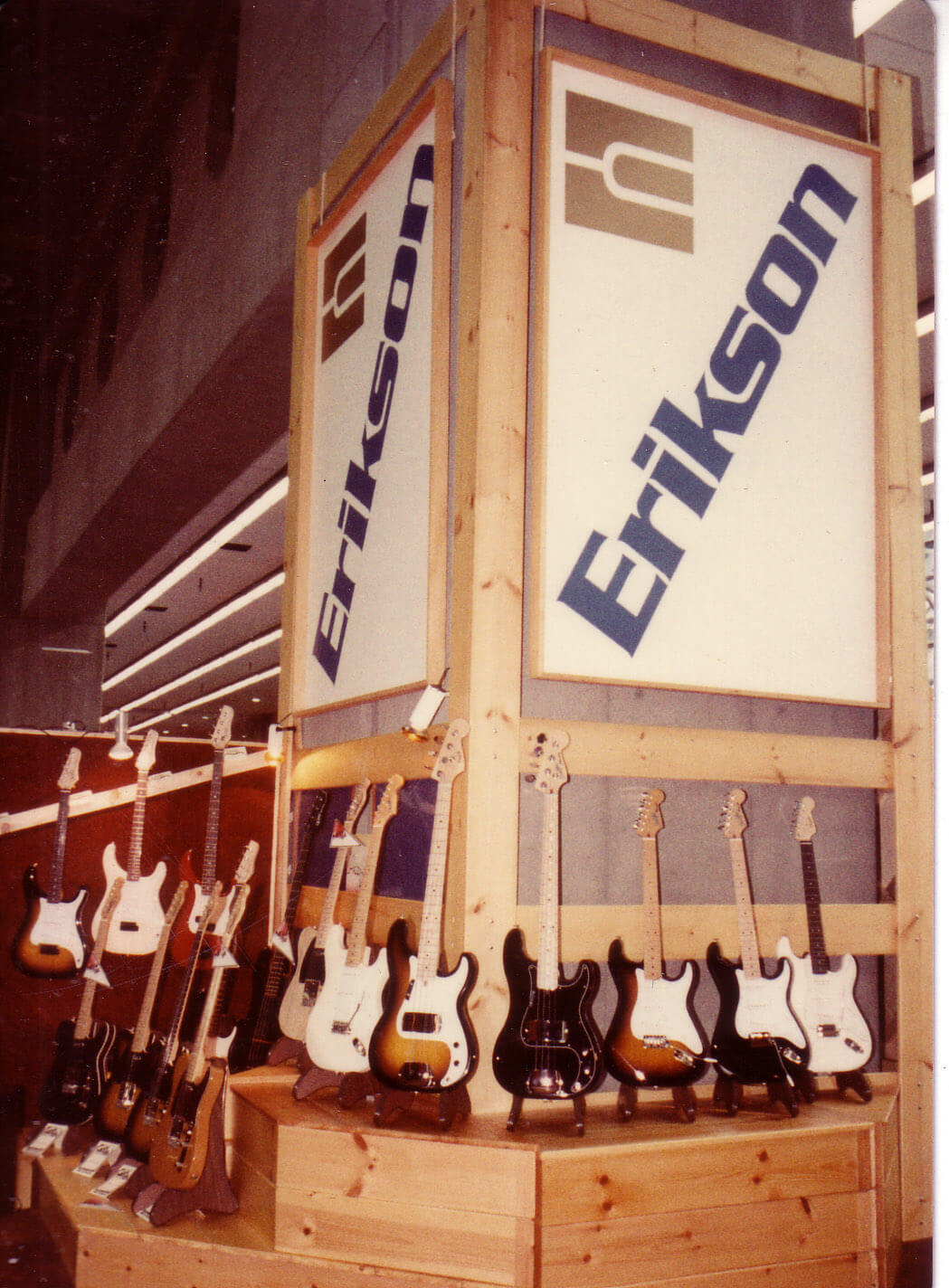 An Erikson Music display from the 1970s.
