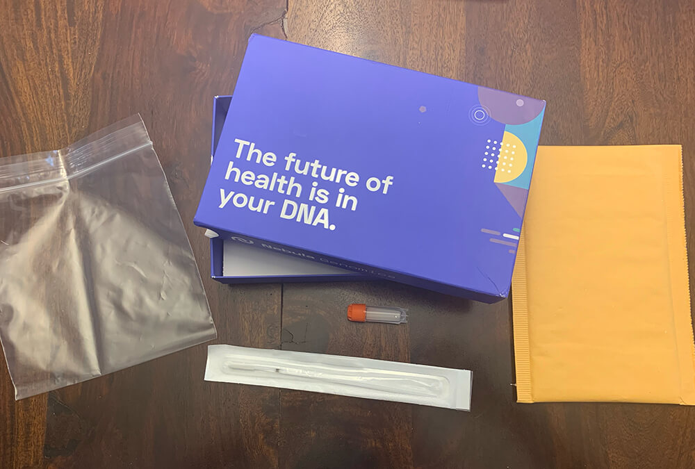 Nebula Genomics test kit contents