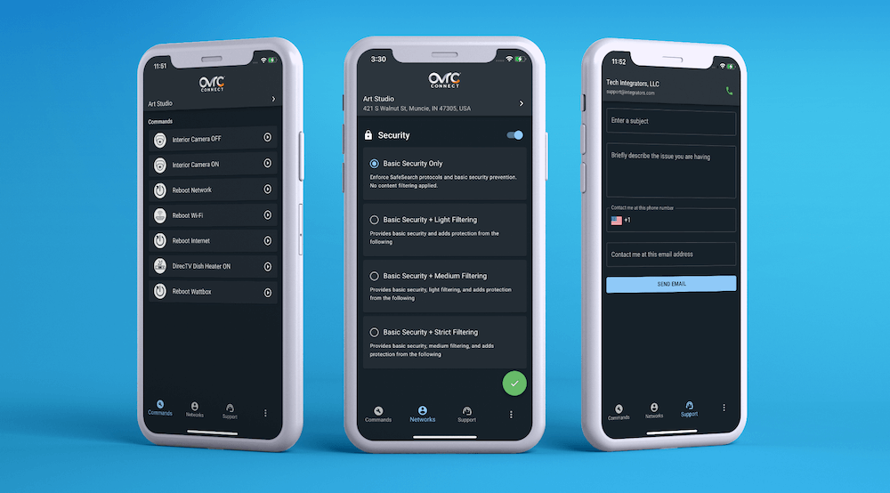 OvrC app dashboard
