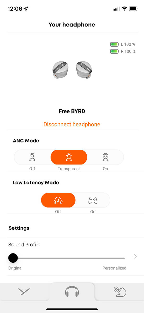 beyerdynamic app settings