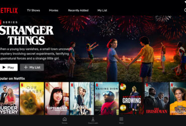 Netflix UI screen shot