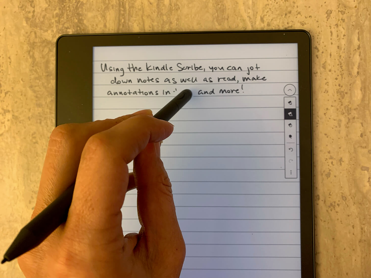 Amazon Kindle Scribe Premium Pen eraser