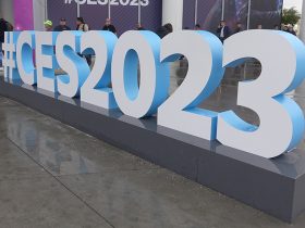 CES 2023 sign
