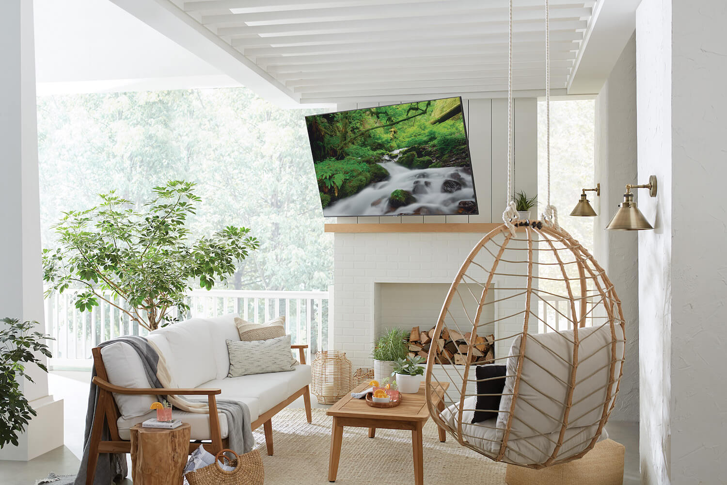 Sanus outdoor TV wall mount