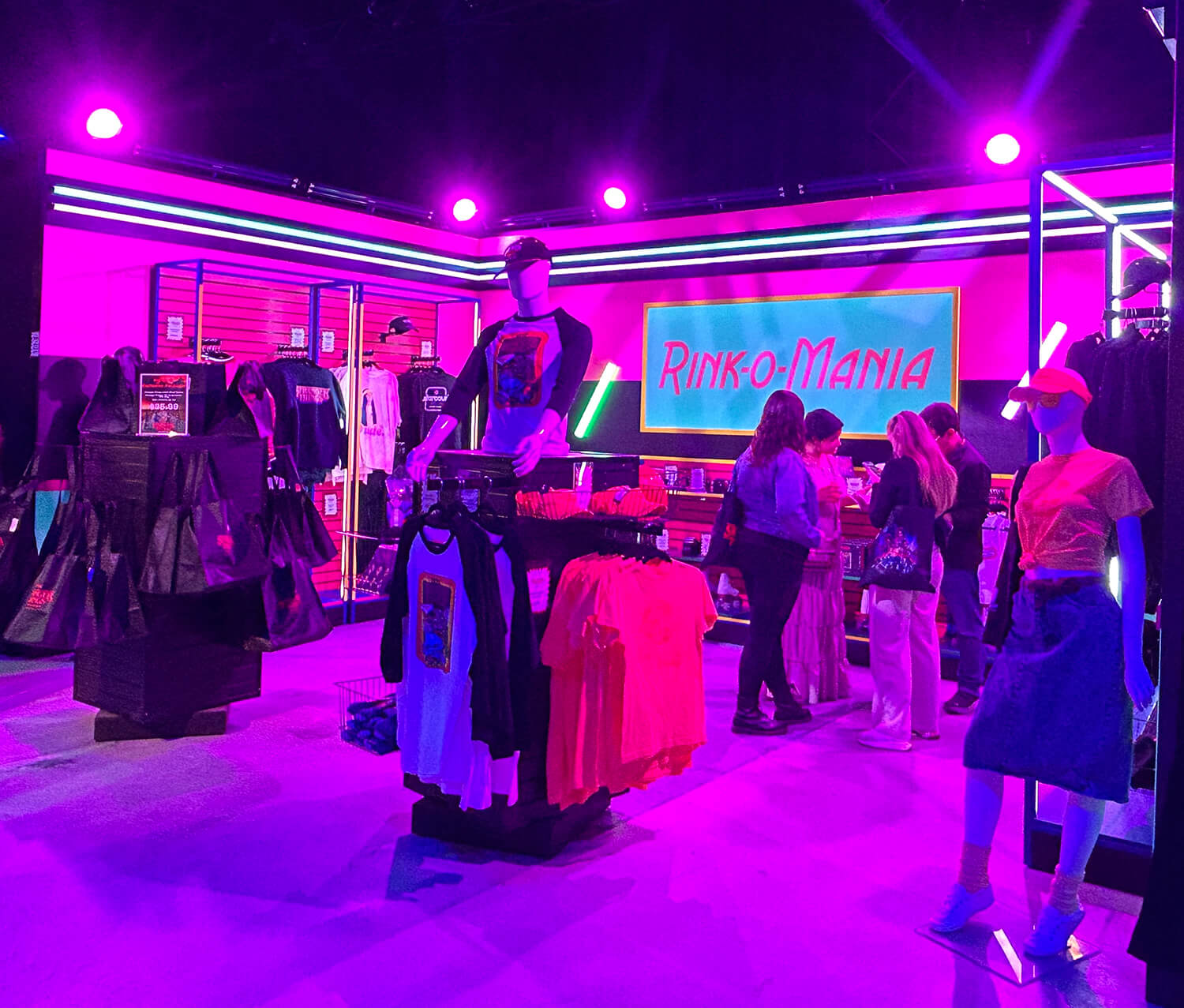 Stranger Things the experience Rink-O-Mania store