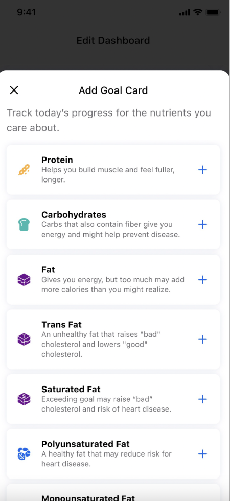 MyFitnessPal Launches New Customizable Dashboard
