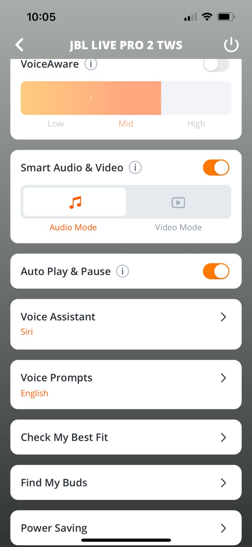 JBL Live Pro 2 other features