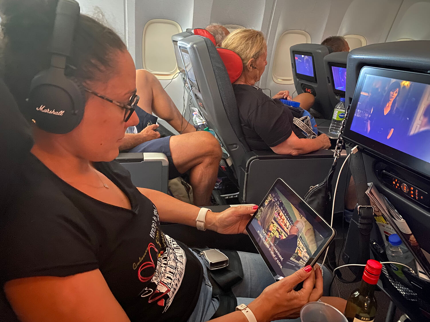 Marshall headphones with Google Pixel tablet