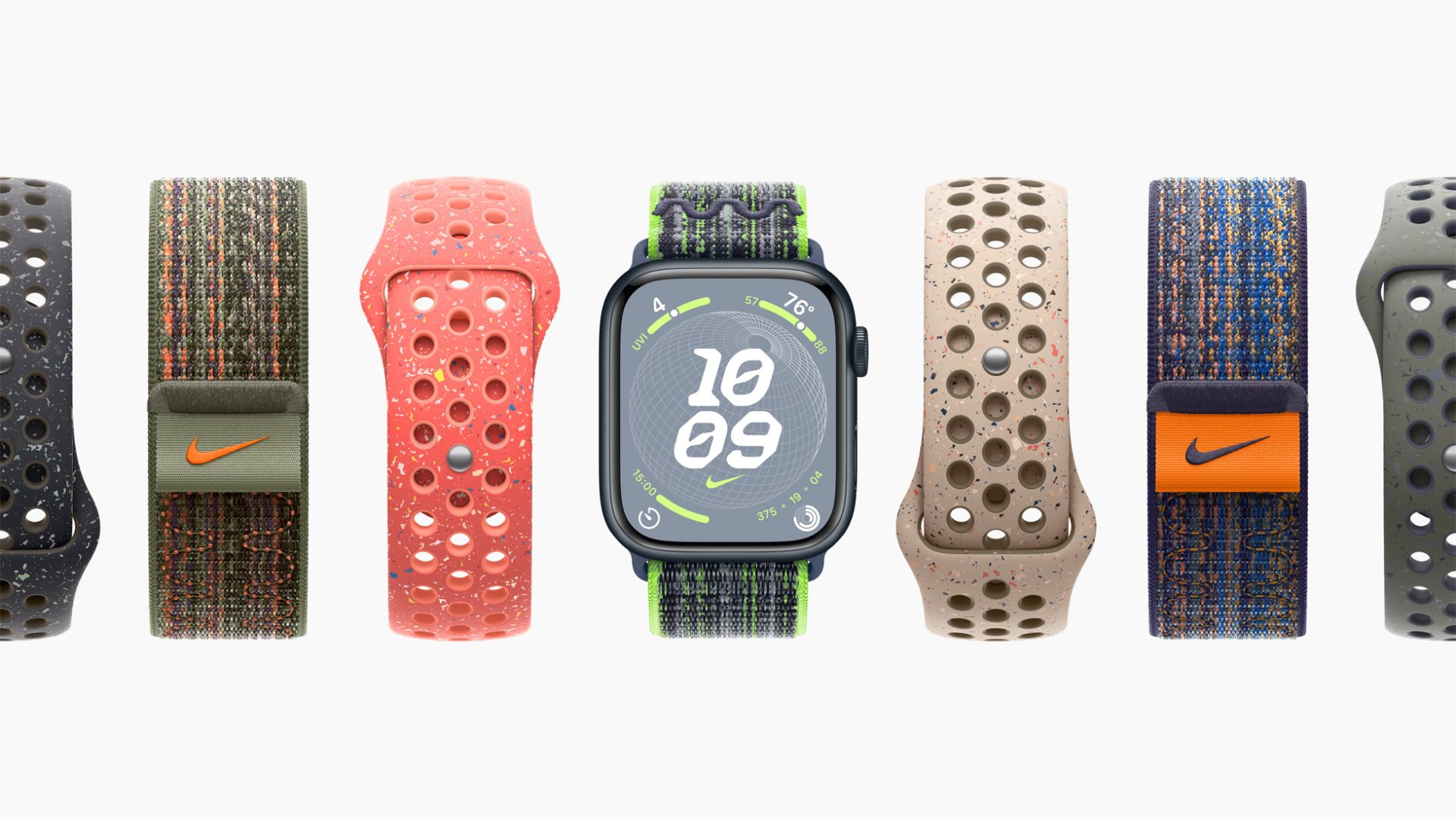 Apple Watch S9 Nike bands