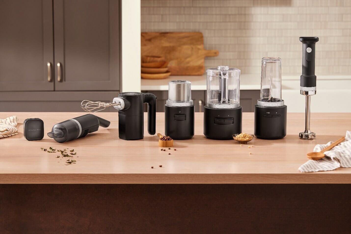 KitchenAid Go cordless rechargeable small appliances.