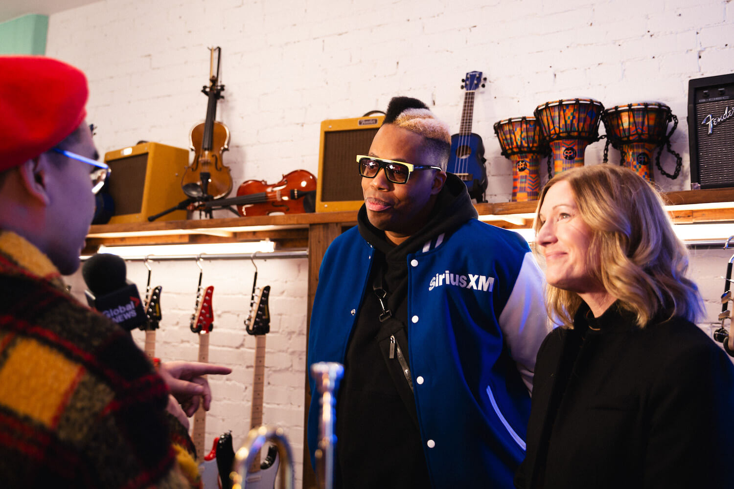 Kardinal Offishall at the Soundwaves Music Store in Toronto.