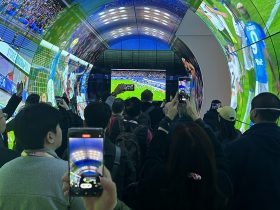 LG booth at CES 2024