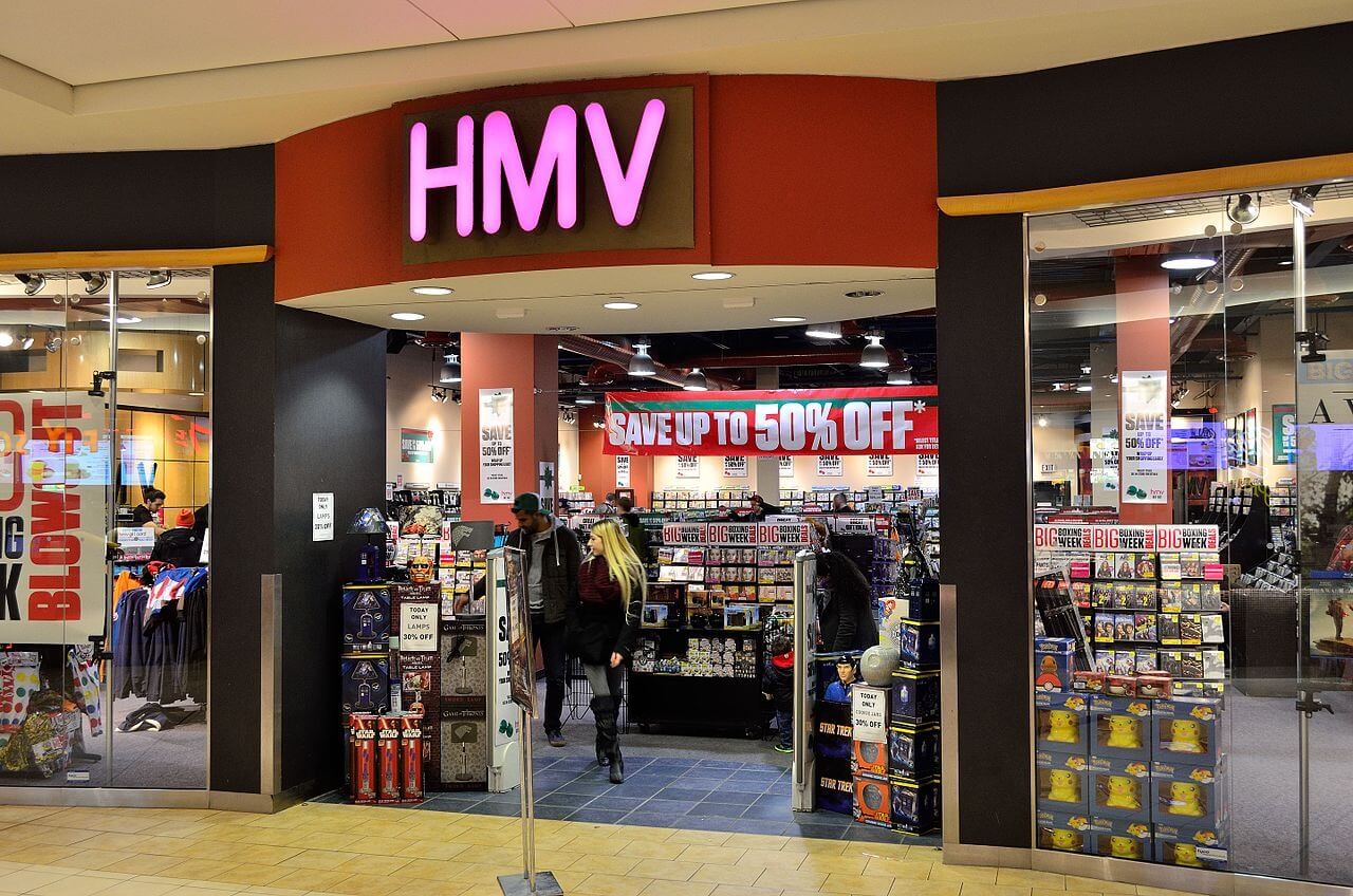 HMV Canada storefront