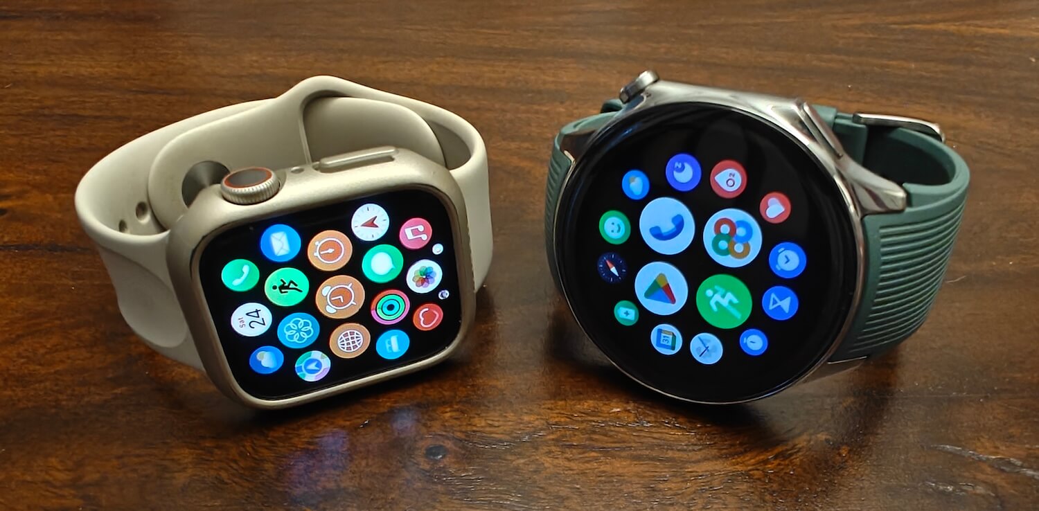 Apple Watch Series 8 OnePlus Watch 2