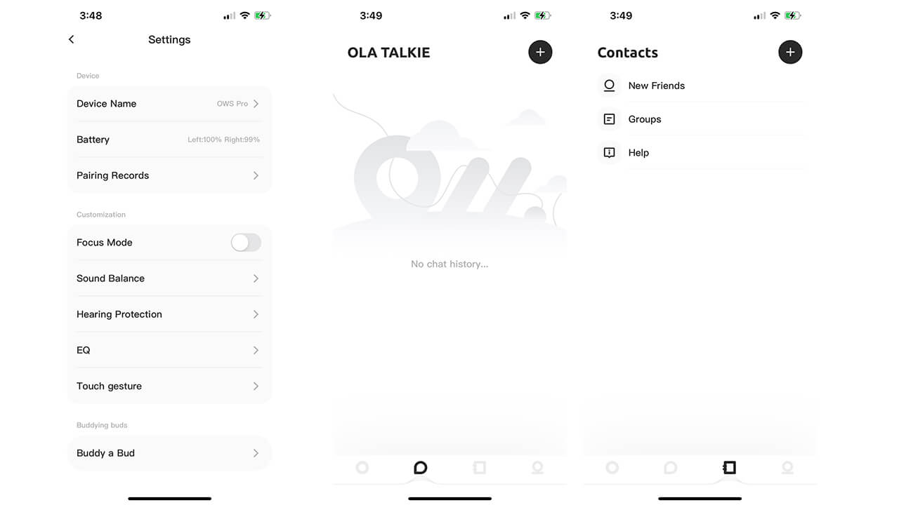 Oladance OWS Pro app