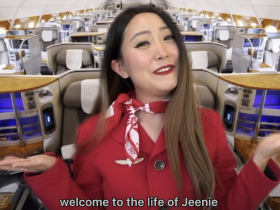 A screenshot of Jeenie Weenie from one of her videos on YouTube