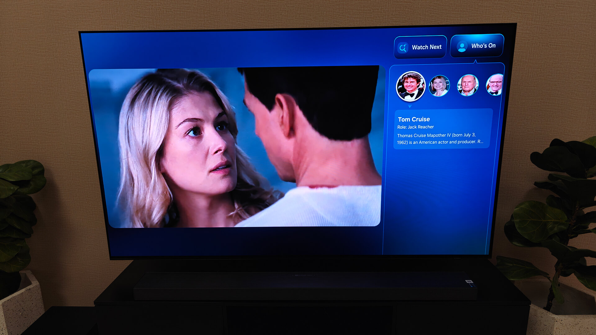 Samsung OLED TV with Click to Search
