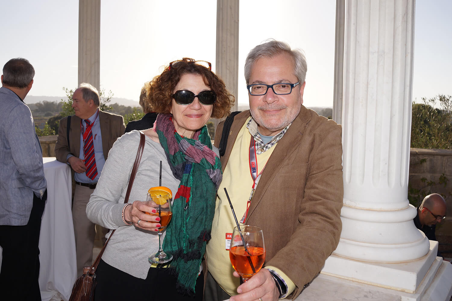 Steve Makris and his wife Vicky
