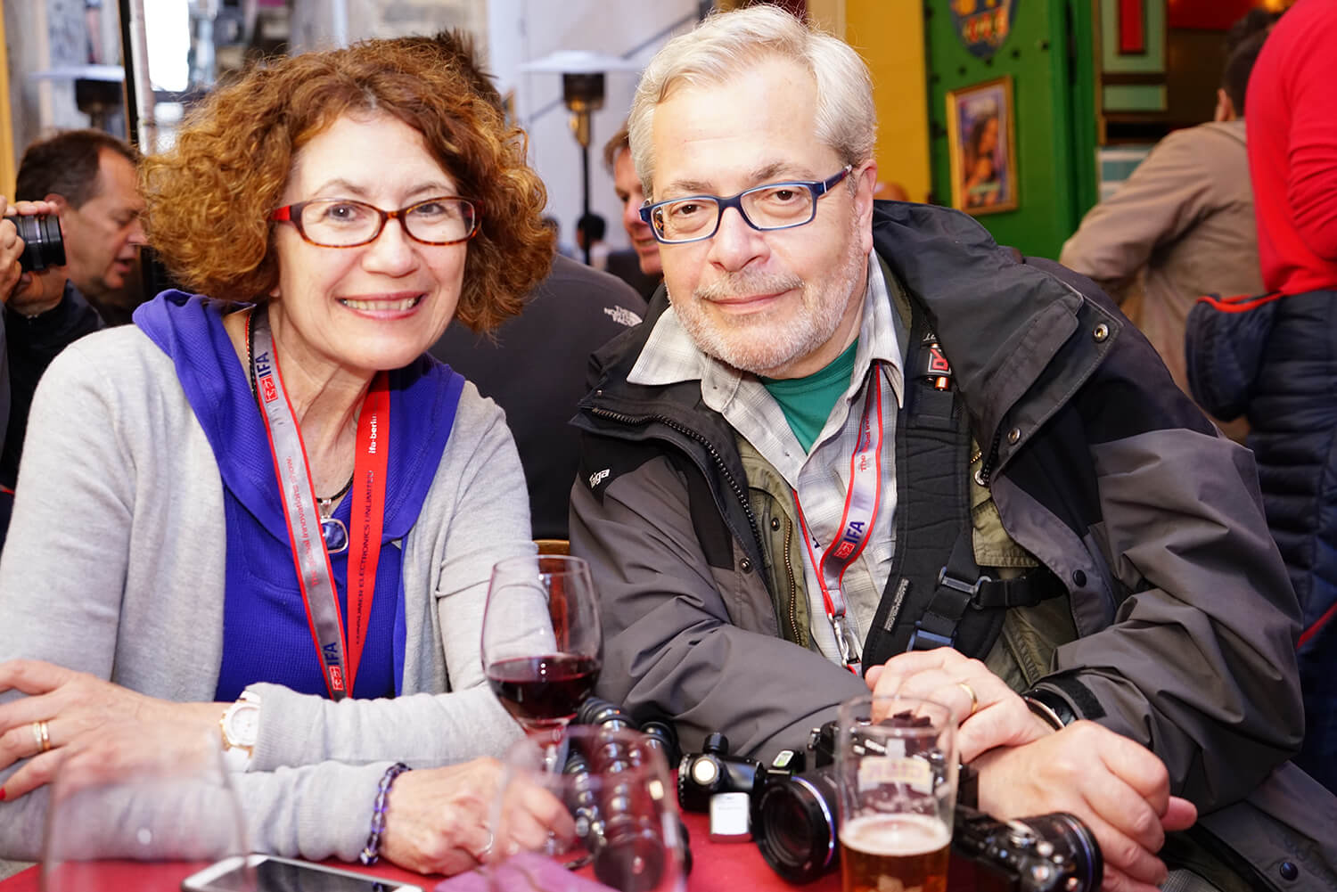 Steve Makris and his wife Vicky