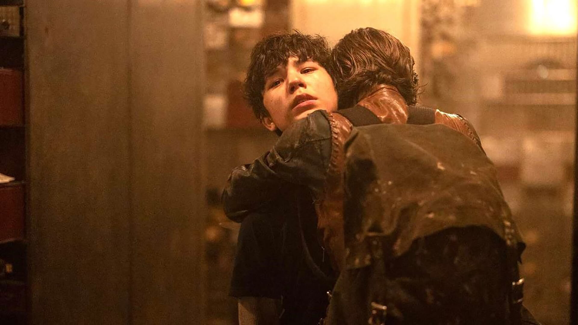 Maggie hugging Hershel in The Walking Dead: Dead City.