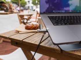 HyperShield MacBook Pro cable lock
