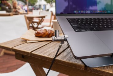 HyperShield MacBook Pro cable lock