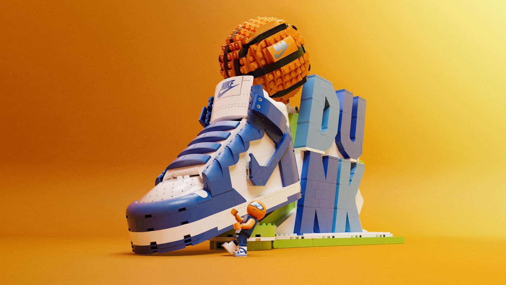 Lego Nike Dunk set