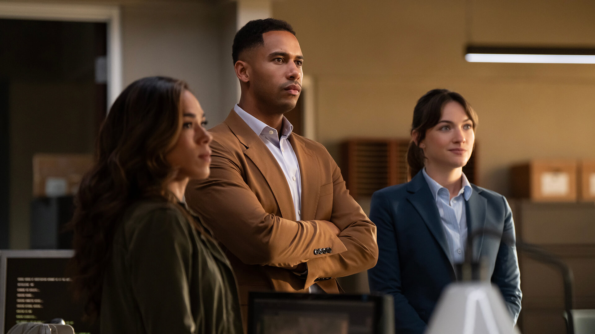 The team in the office in Countdown