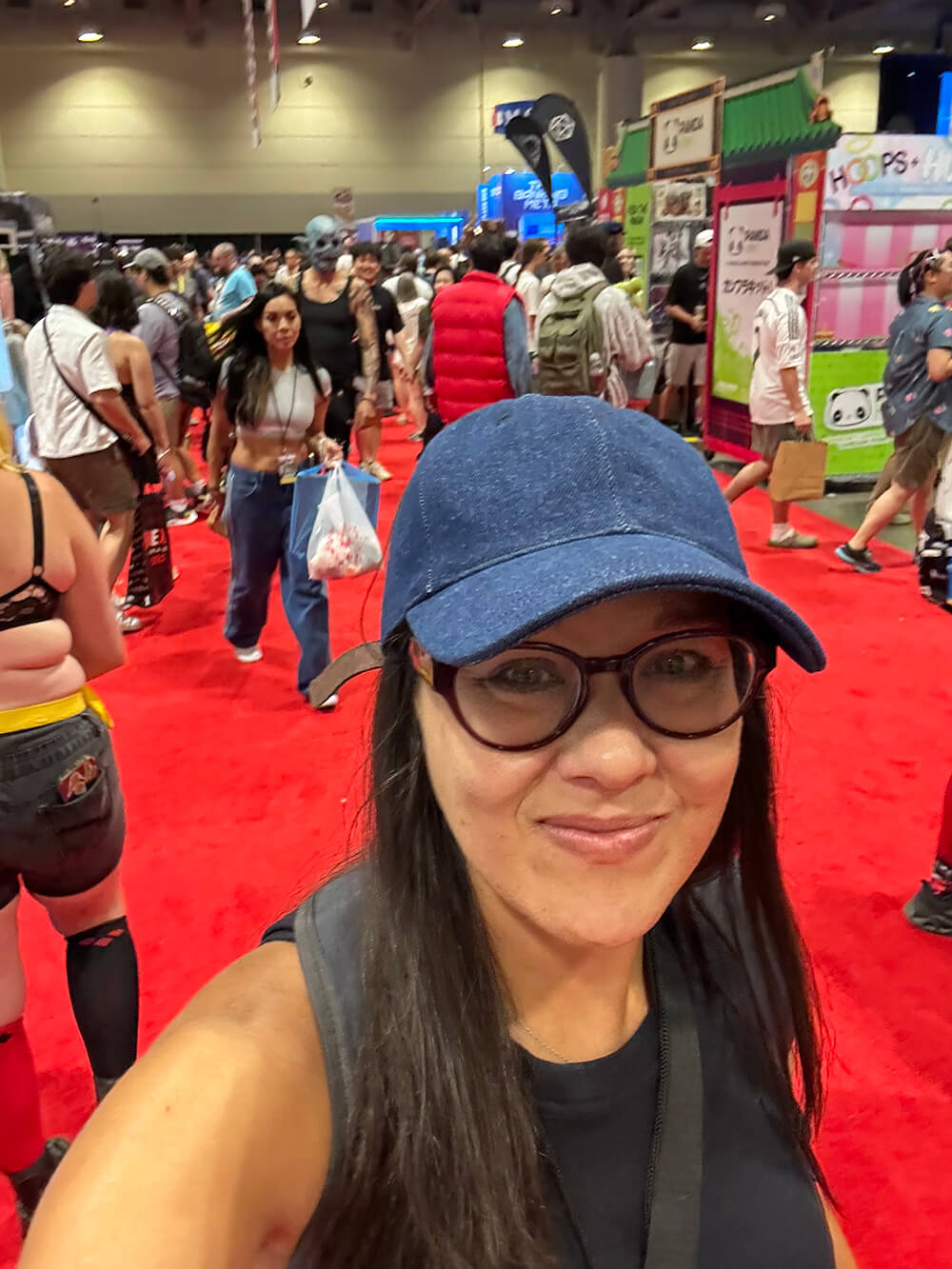 A selfie at Fan Expo Canada.