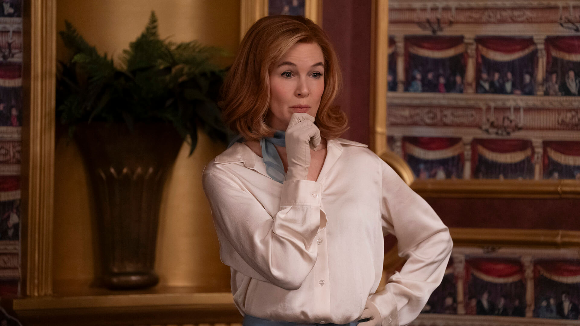 Renee Zellweger in Only Murders in the Building.