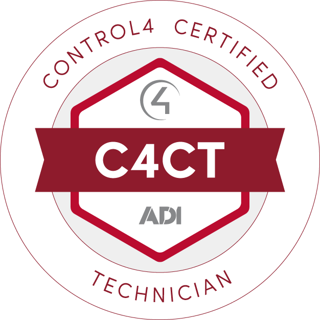 Control4 Certified Technician badge