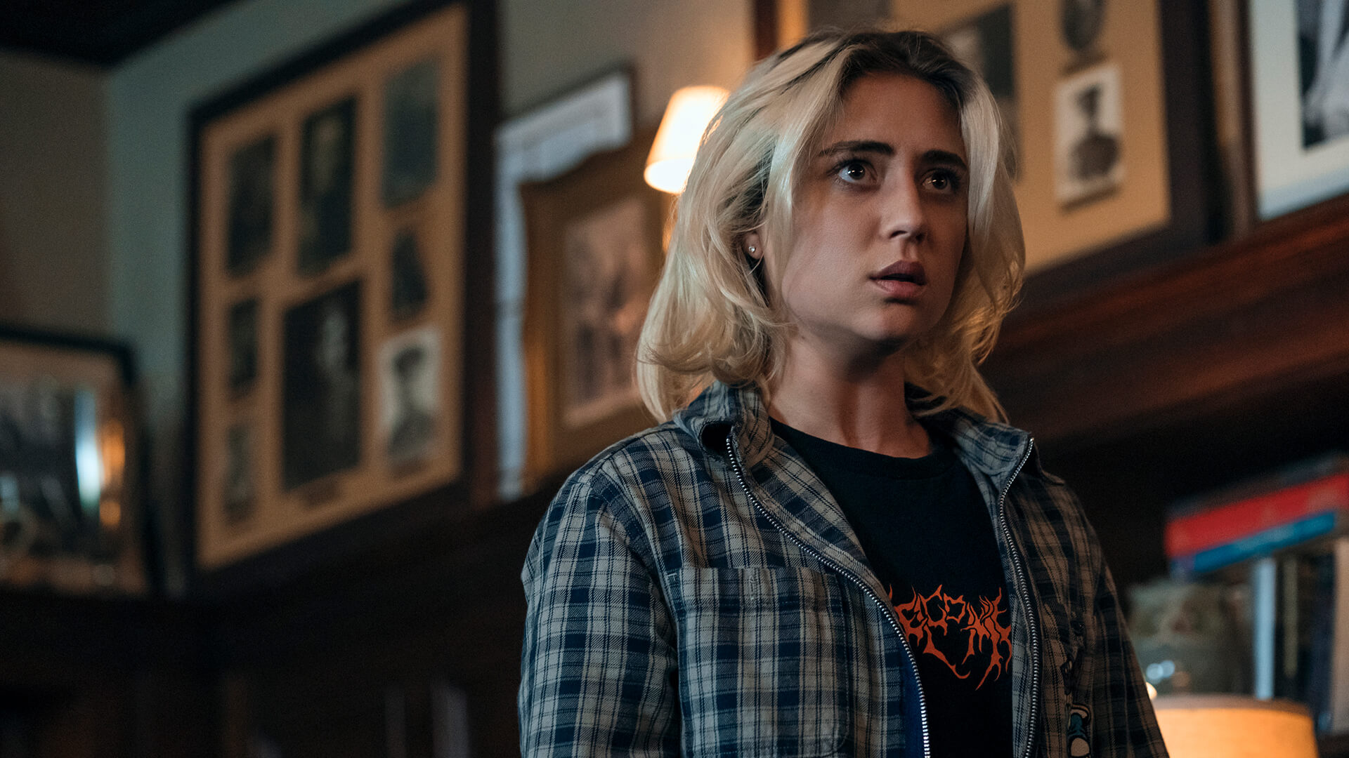 Emma looking worried in Gen V.