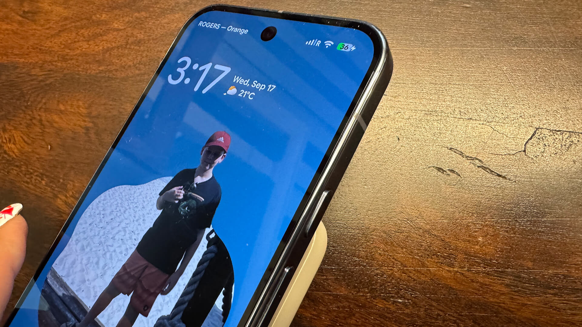 Google Pixel 10 Pro with charger