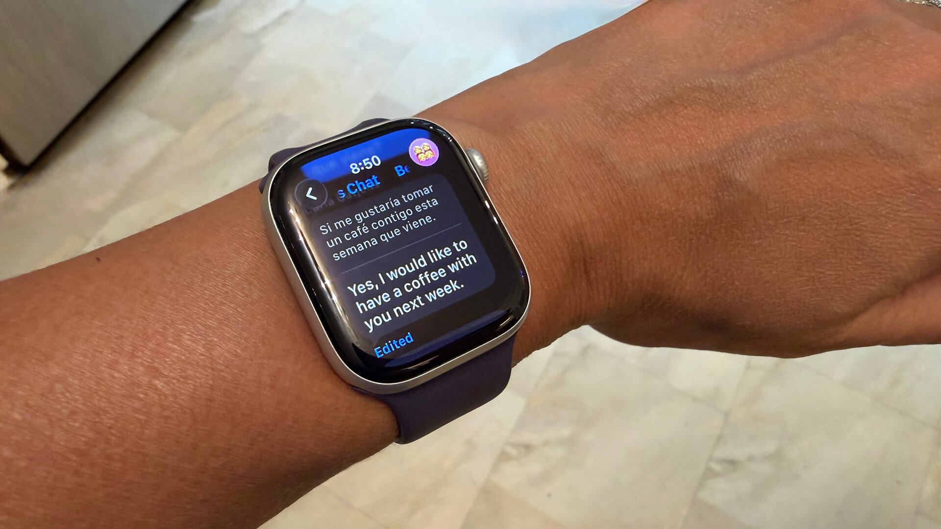 Apple Watch Series 11 translation