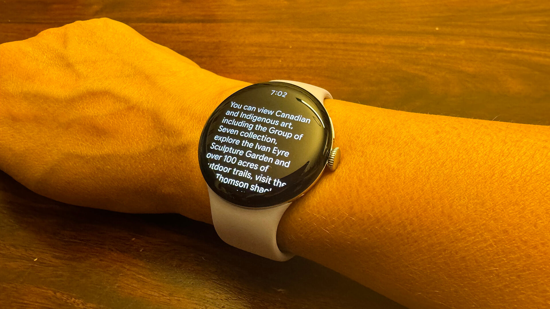 Google Pixel Watch 4 Gemini answer
