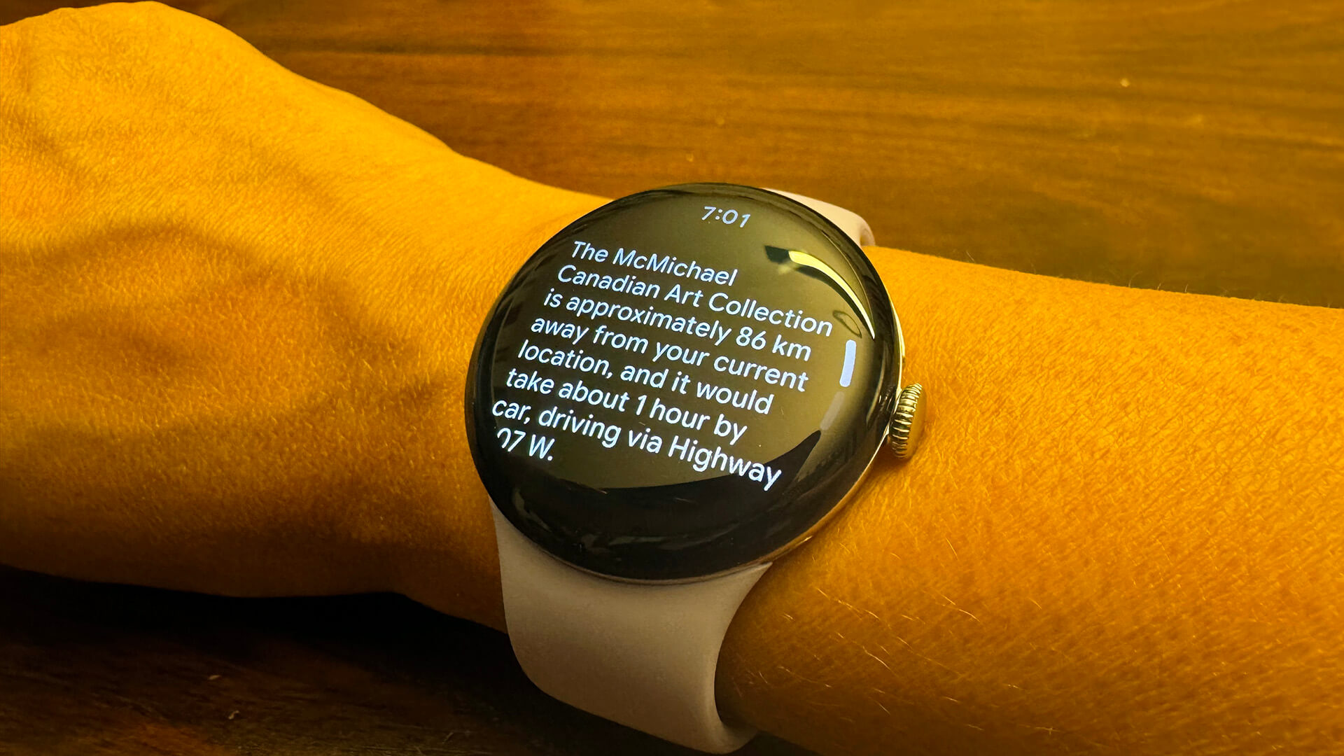 Google Pixel Watch 4 Gemini answer