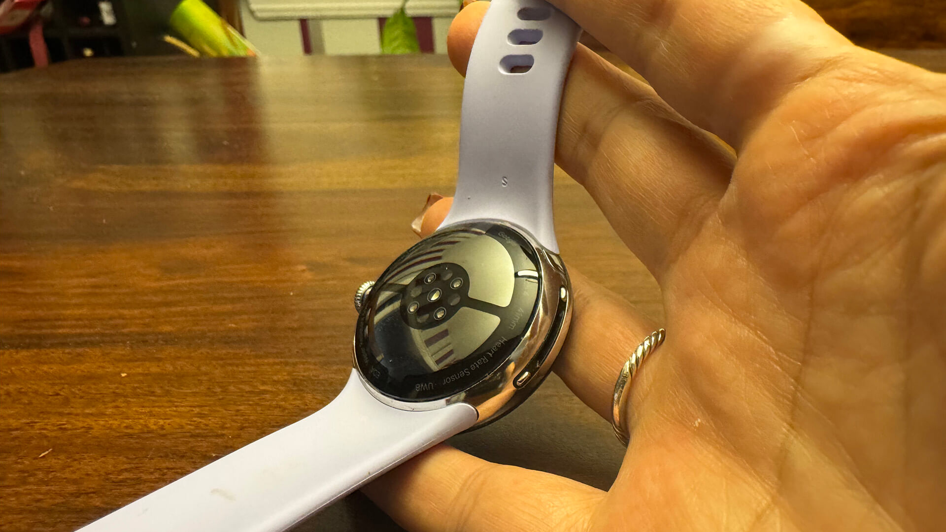 Google Pixel Watch 4 underside