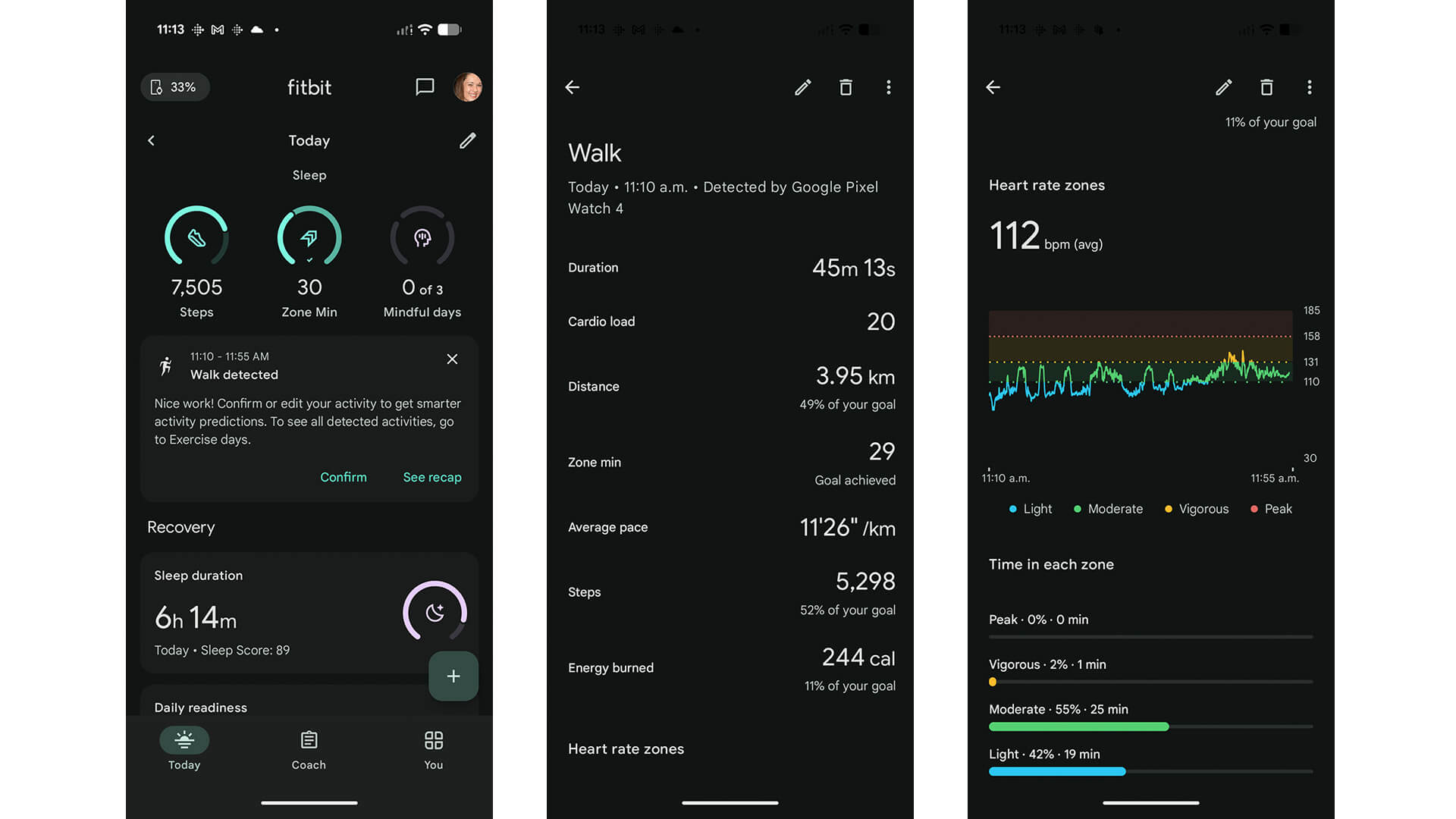 Google Pixel Watch 4 walk detection