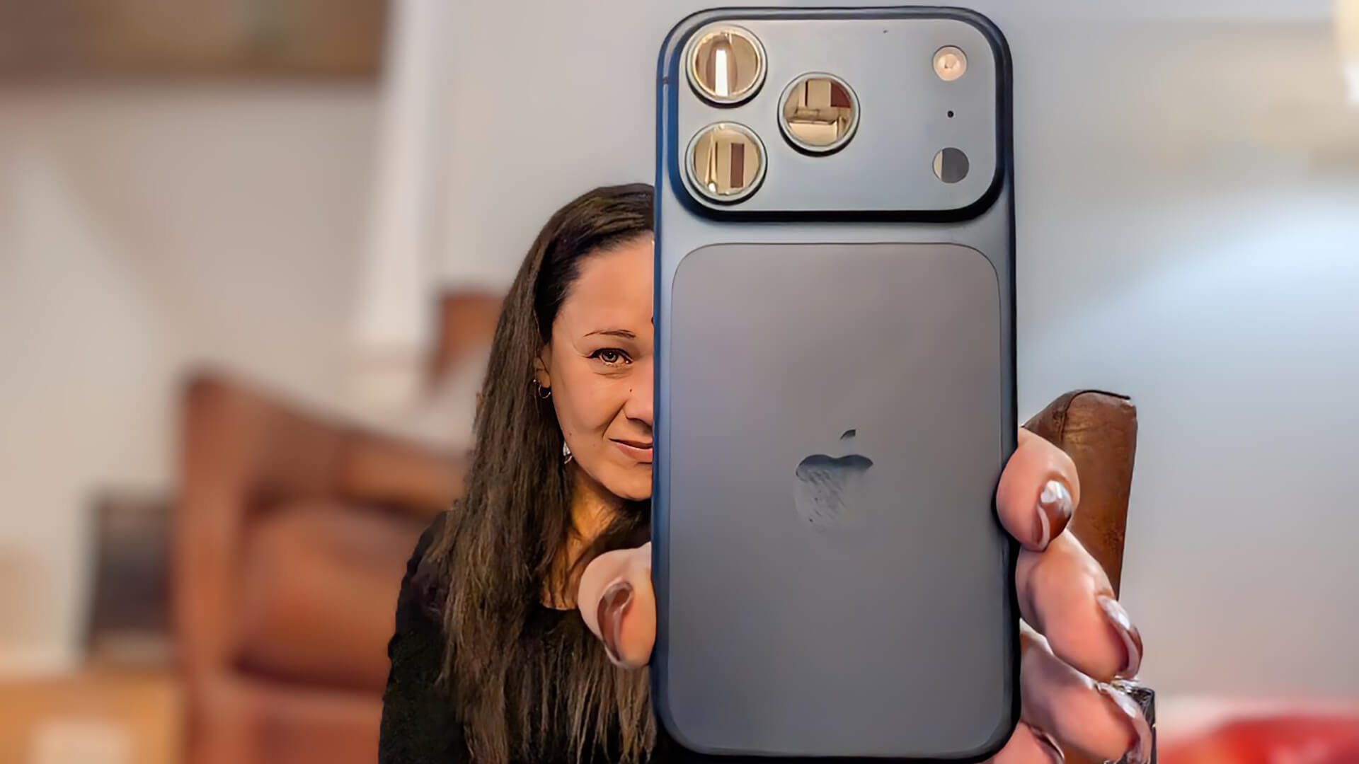 iPhone 17 Pro extreme close up