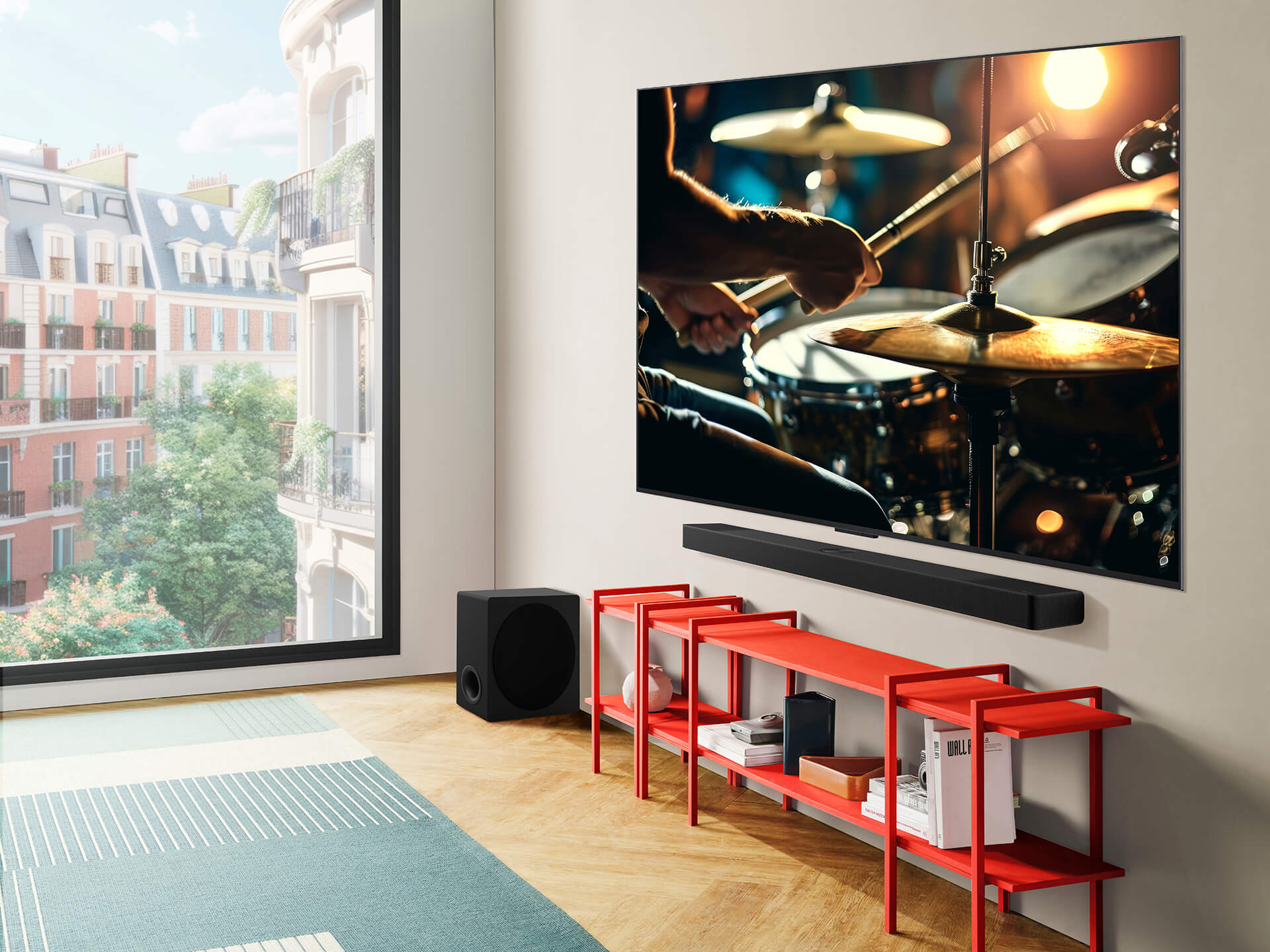 LG C5 OLED with soundbar