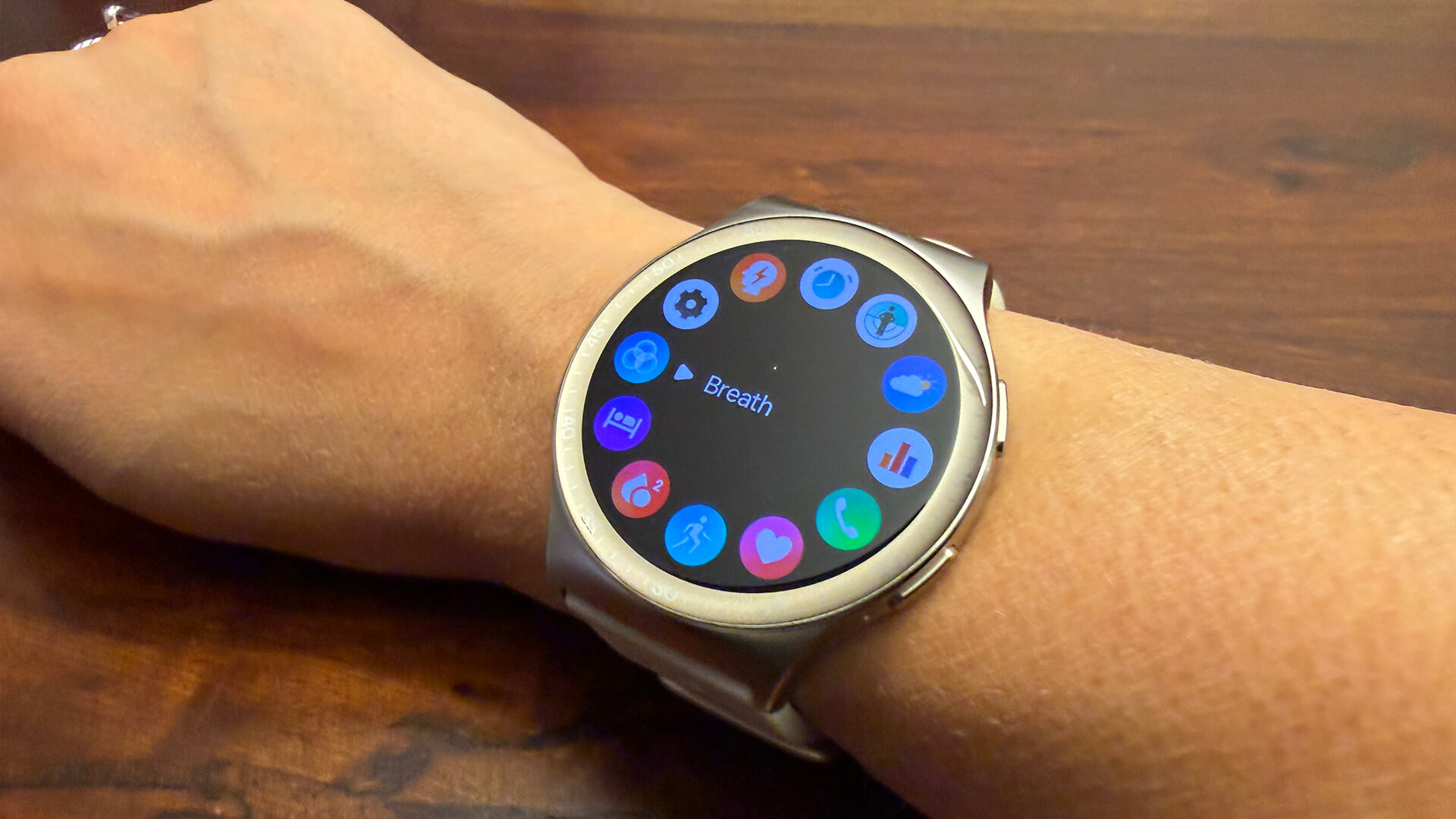 Reebok Pulse smartwatch app layout
