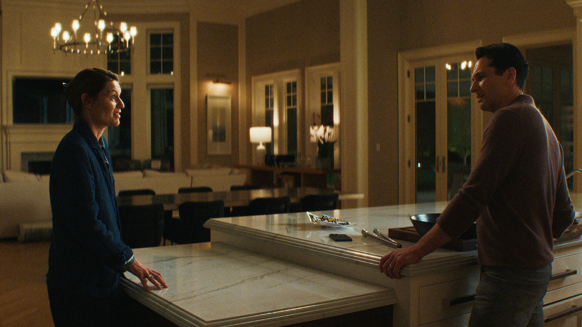 Aggie and Nile in the kitchen in The Beast in Me